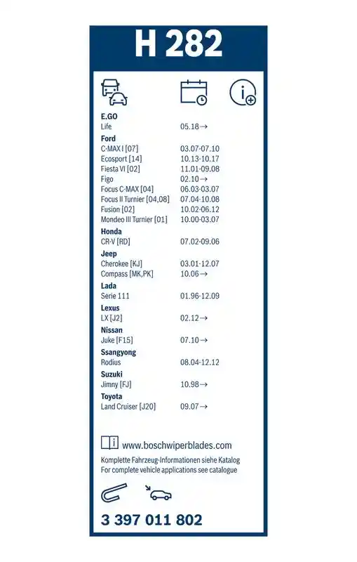 BOSCH 3 397 011 802