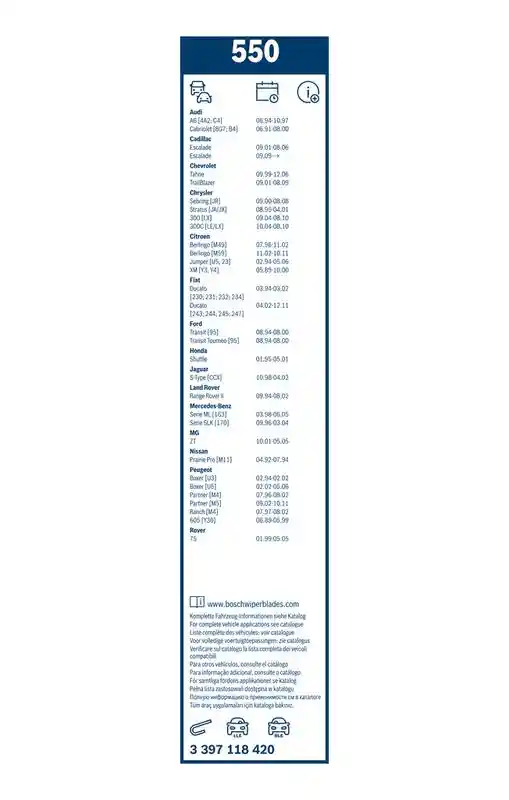 BOSCH 3 397 118 420 BOSCH 3 397 118 420