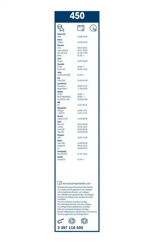 BOSCH 3 397 118 505