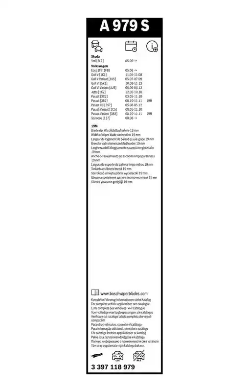 BOSCH 3 397 118 979 BOSCH 3 397 118 979