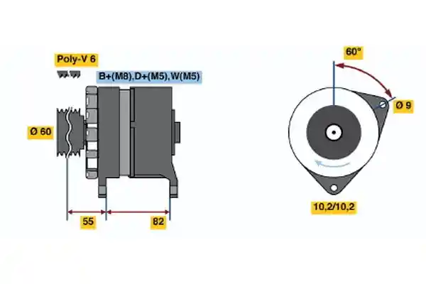 BOSCH 6 033 GB3 046