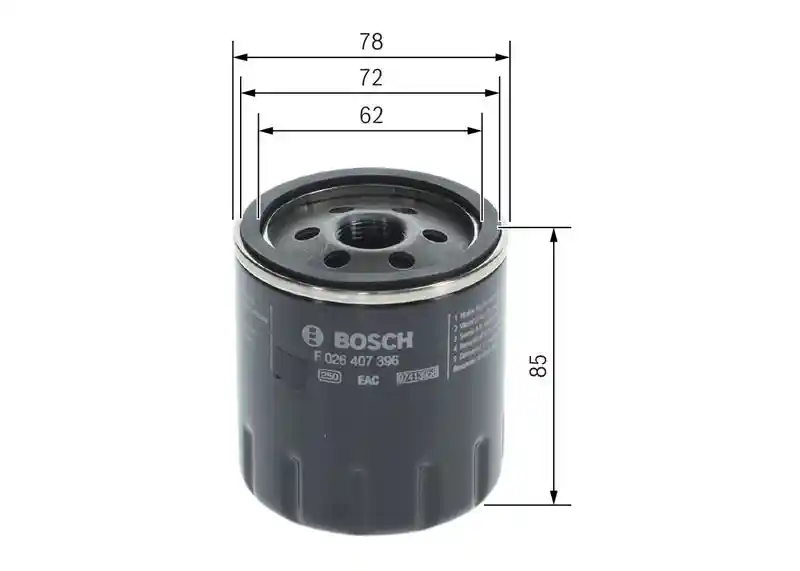 BOSCH F 026 407 396 BOSCH F 026 407 396
