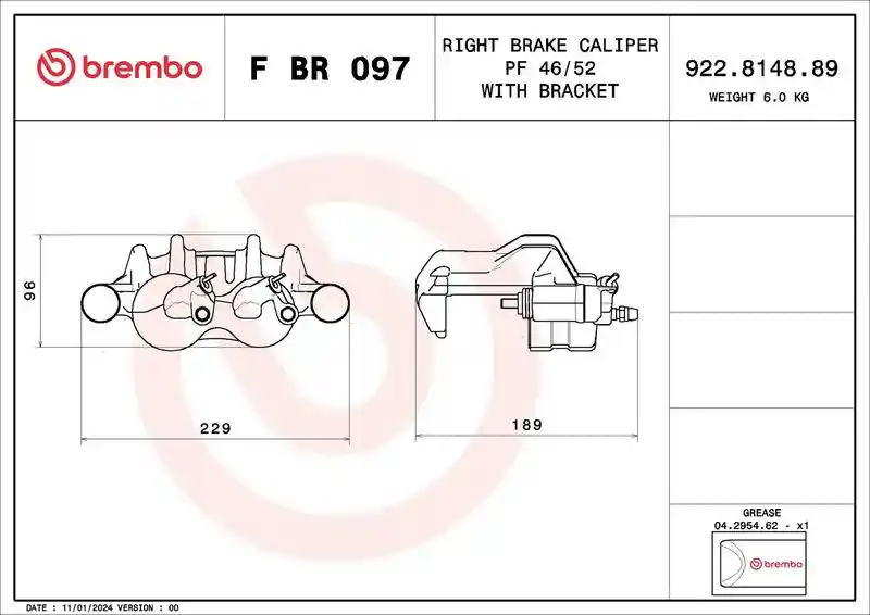 BREMBO F BR 097