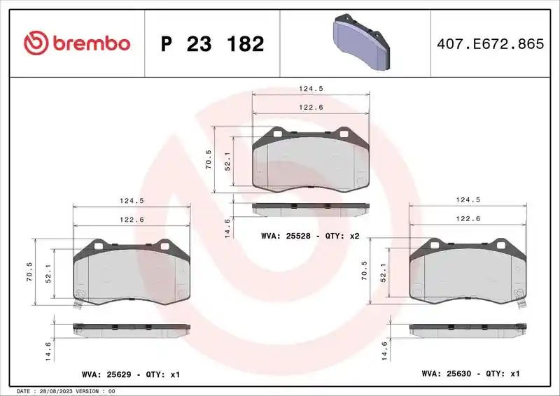 BREMBO P 23 182