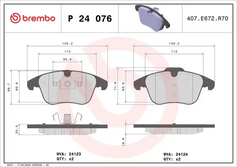 BREMBO P 24 076
