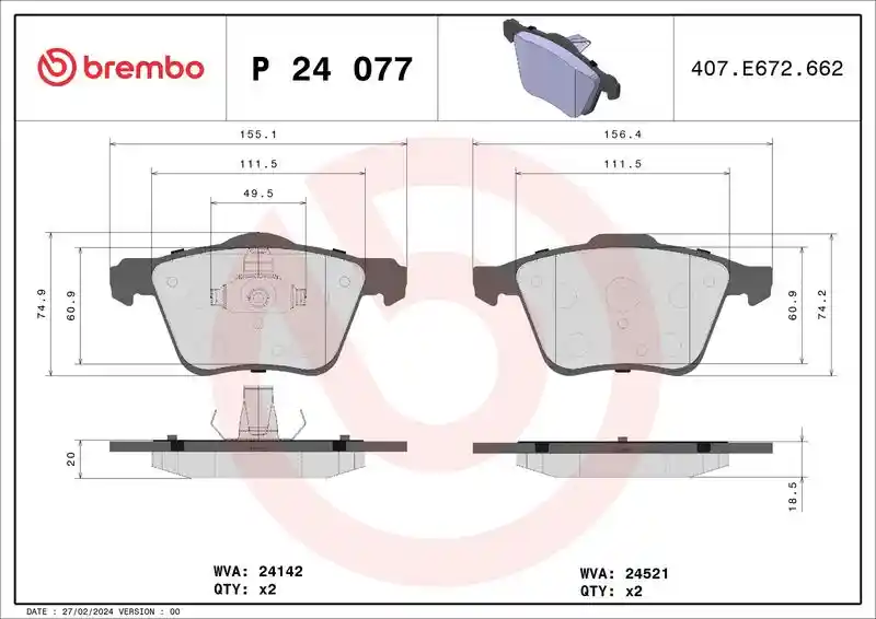 BREMBO P 24 077