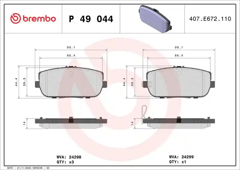 BREMBO P 49 044
