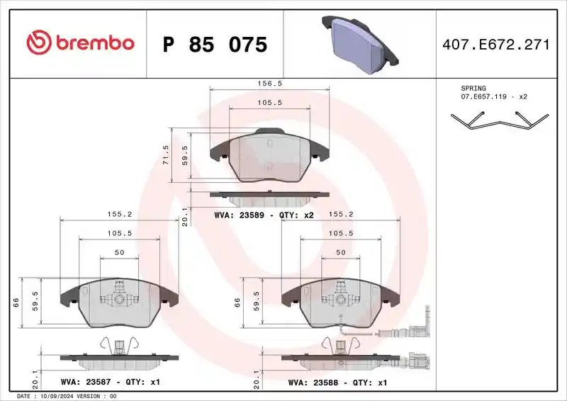 BREMBO P 85 075