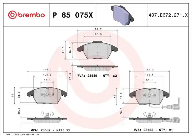 BREMBO P 85 075X