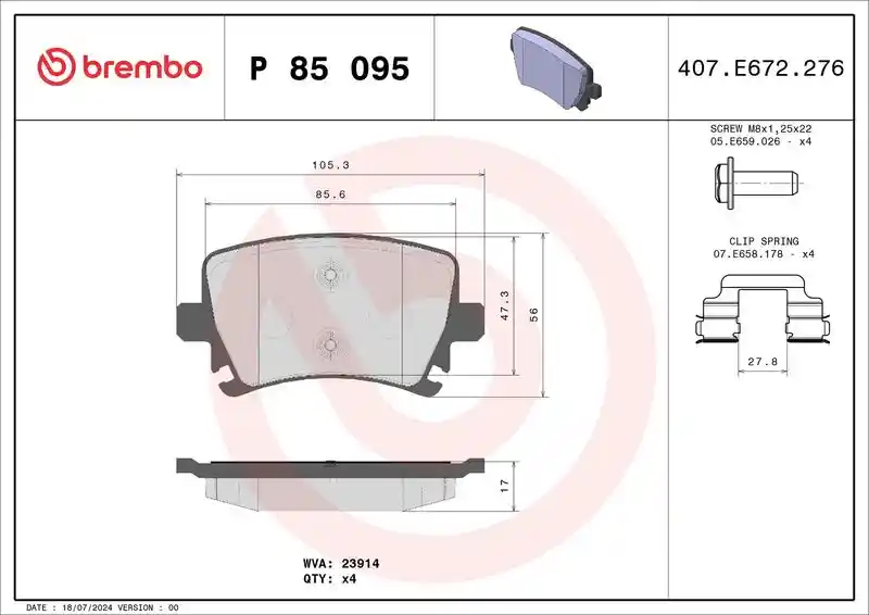 BREMBO P 85 095