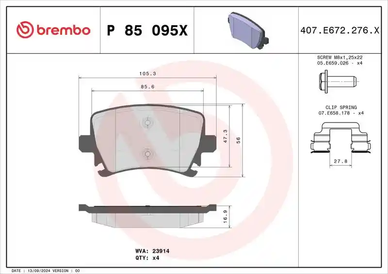 BREMBO P 85 095X