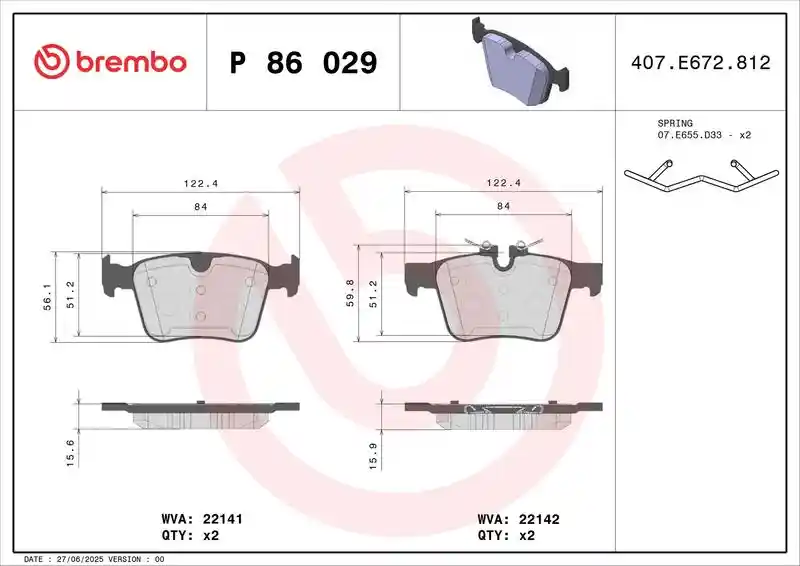 BREMBO P 86 029