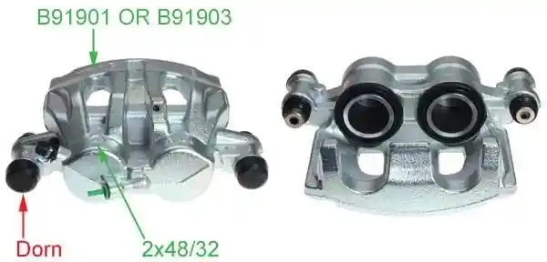 BUDWEG CALIPER 345265
