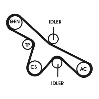 CONTINENTAL CTAM 6PK1413D2