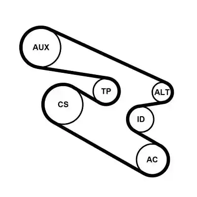 CONTINENTAL CTAM 7PK1104K1