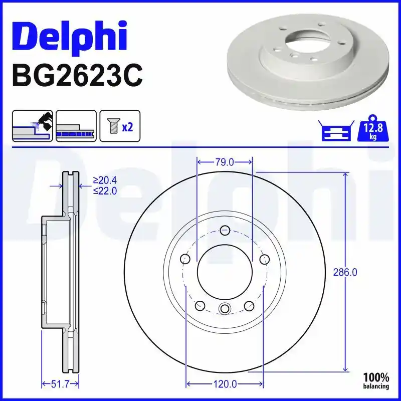 DELPHI BG2623C
