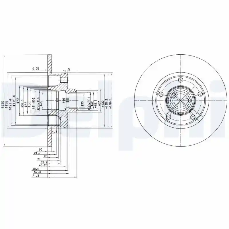 DELPHI BG2714