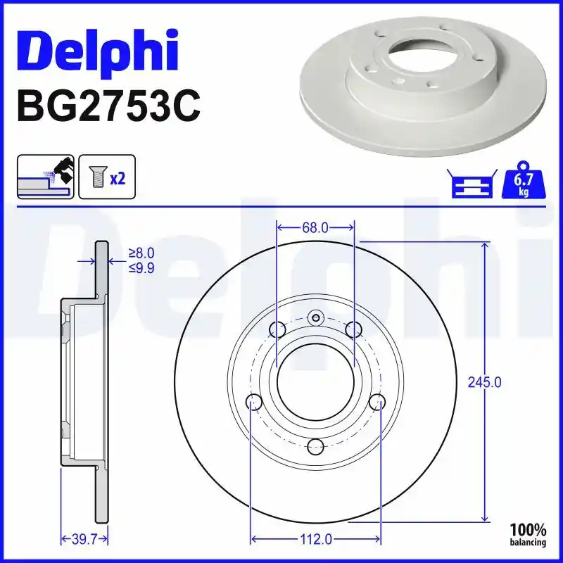 DELPHI BG2753C