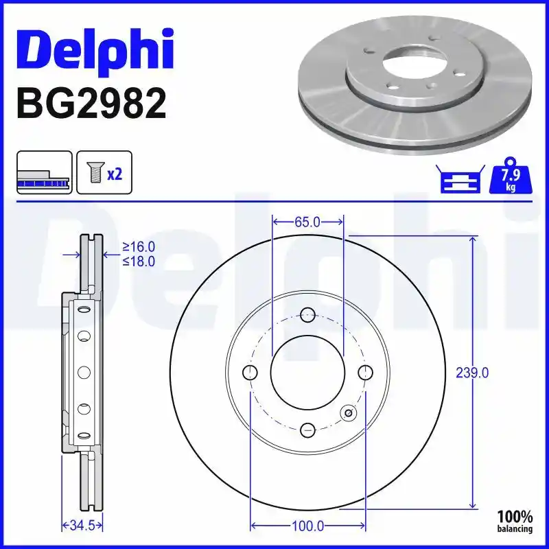 DELPHI BG2982