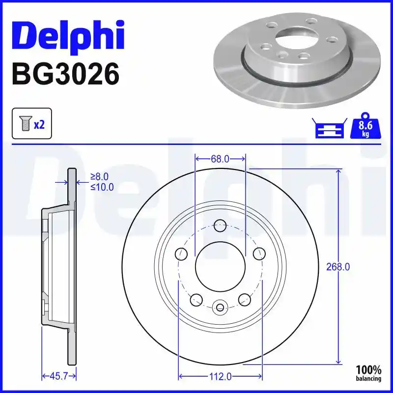 DELPHI BG3026