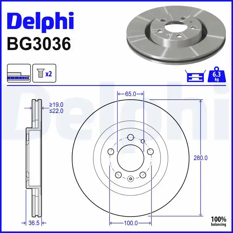 DELPHI BG3036