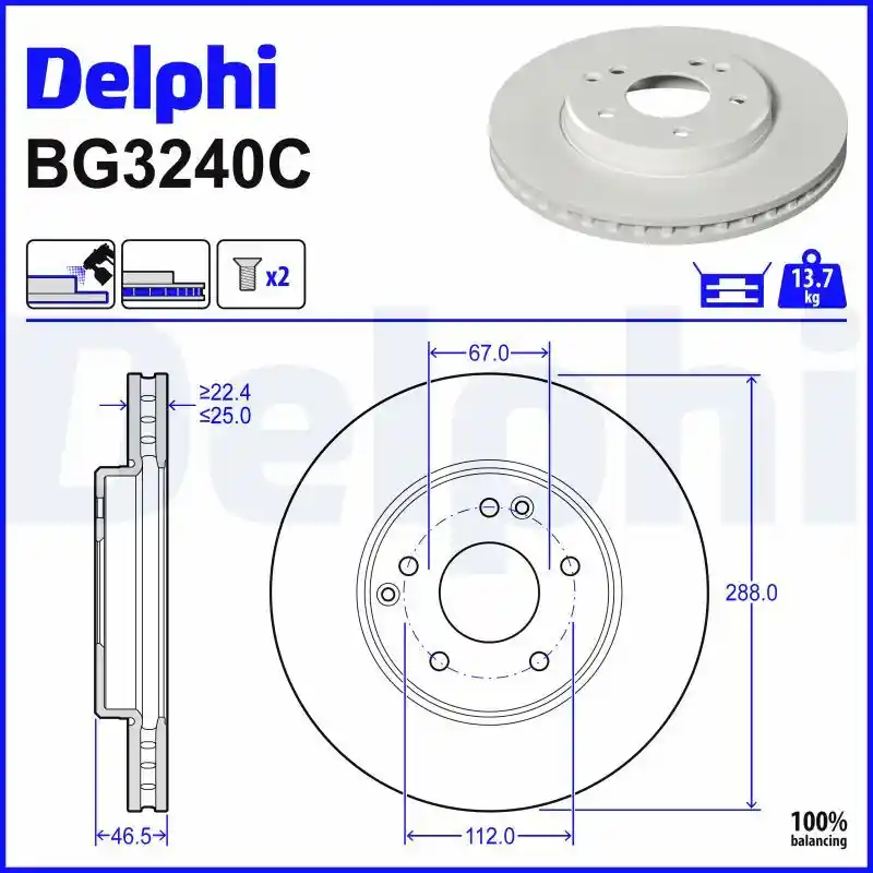 DELPHI BG3240C