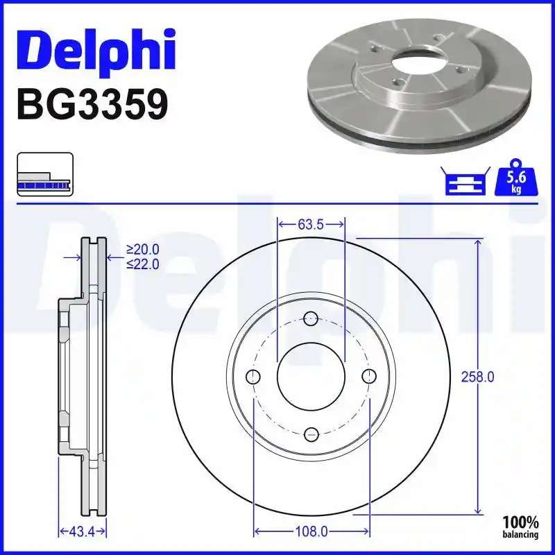 DELPHI BG3359