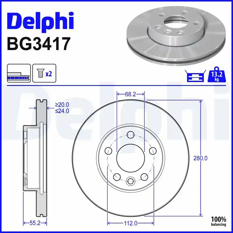 DELPHI BG3417