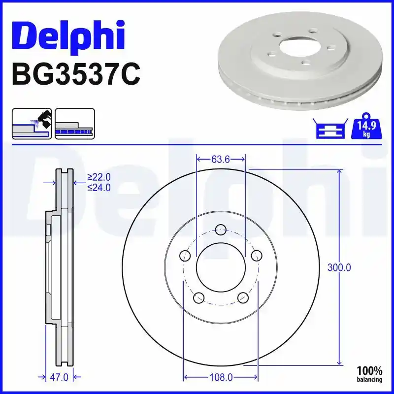 DELPHI BG3537C