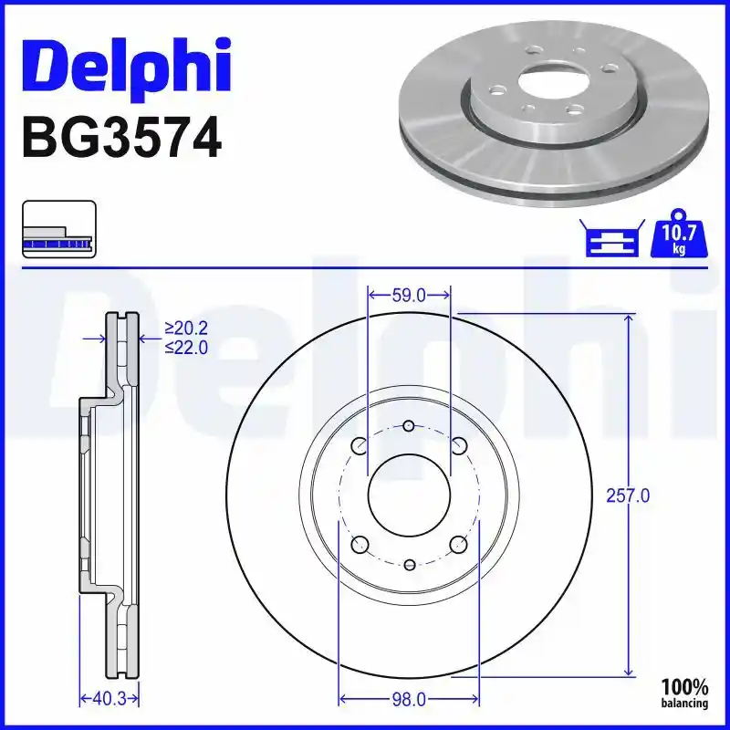 DELPHI BG3574