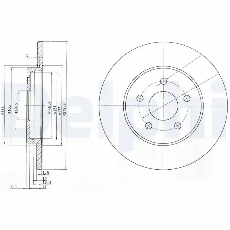 DELPHI BG3663