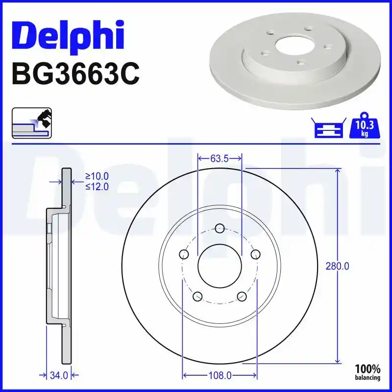 DELPHI BG3663C