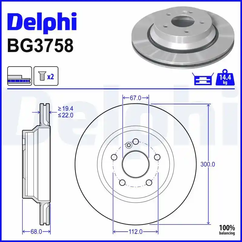 DELPHI BG3758