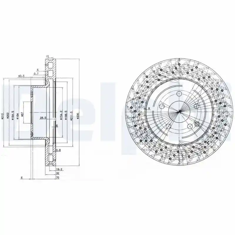 DELPHI BG3827