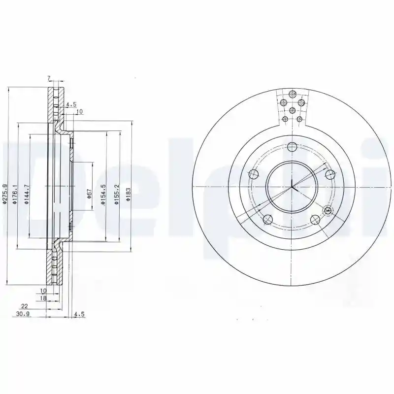 DELPHI BG3829