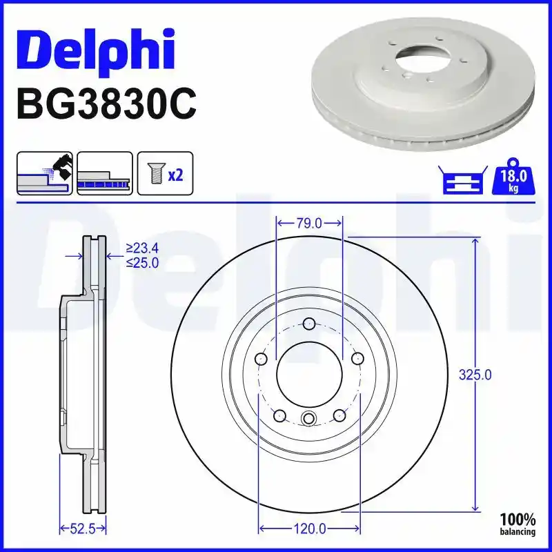 DELPHI BG3830C