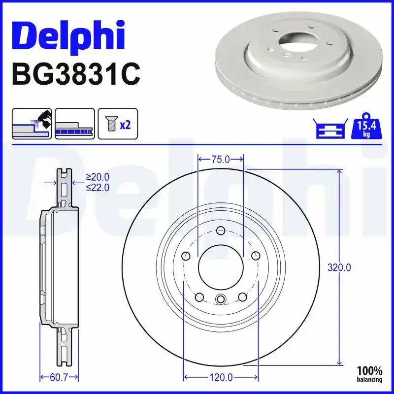 DELPHI BG3831C
