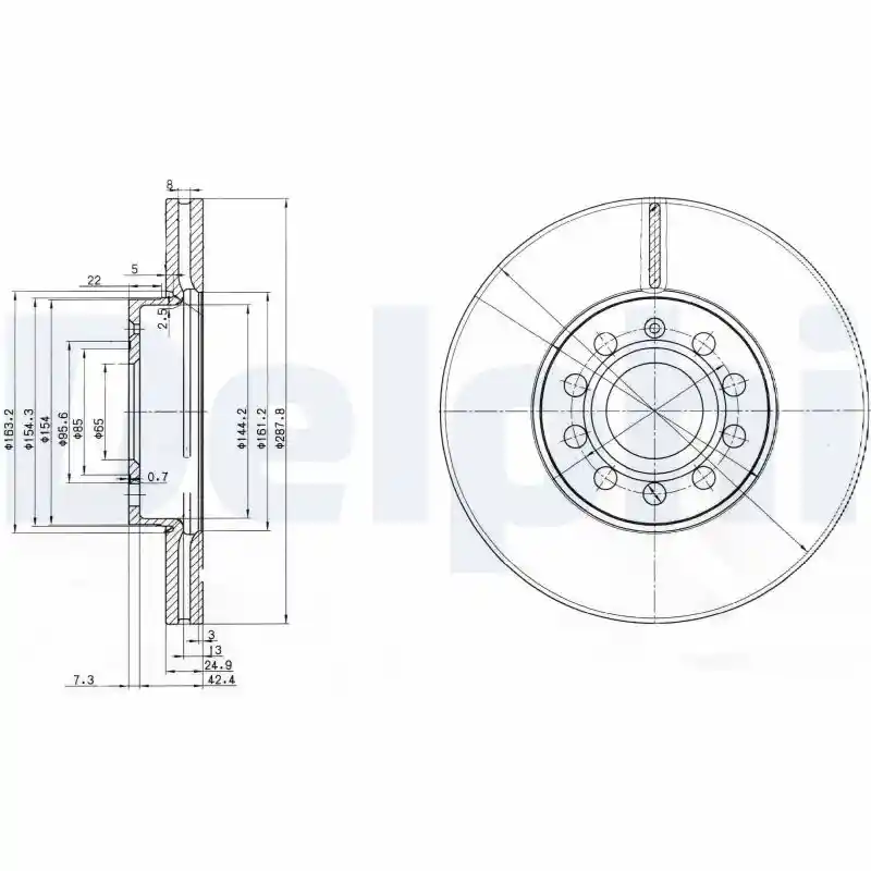 DELPHI BG3833