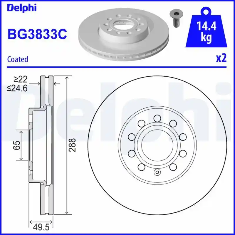 DELPHI BG3833C