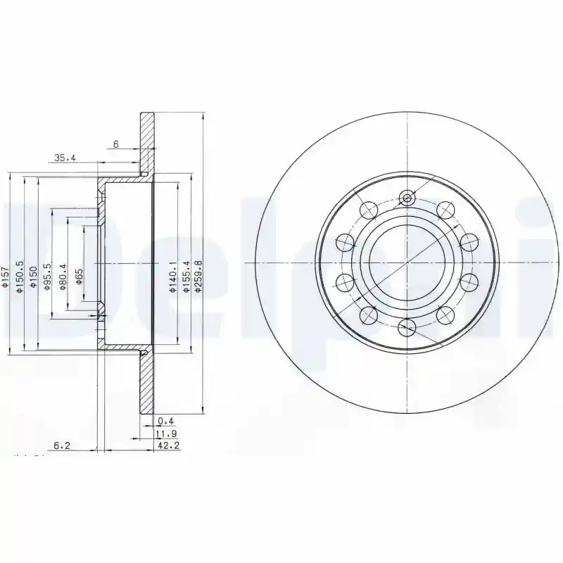 DELPHI BG3890