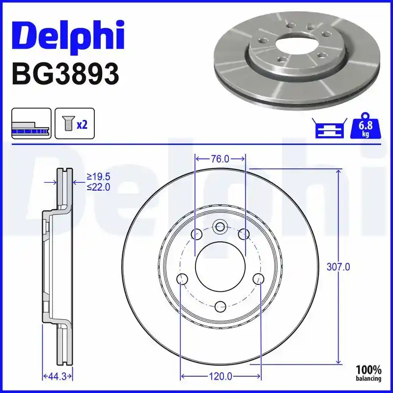 DELPHI BG3893