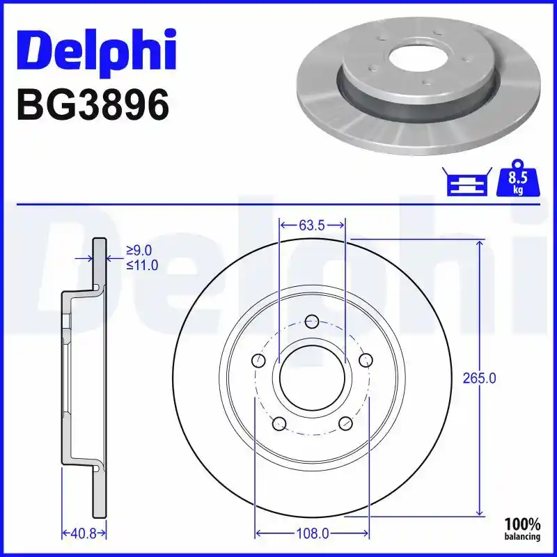 DELPHI BG3896