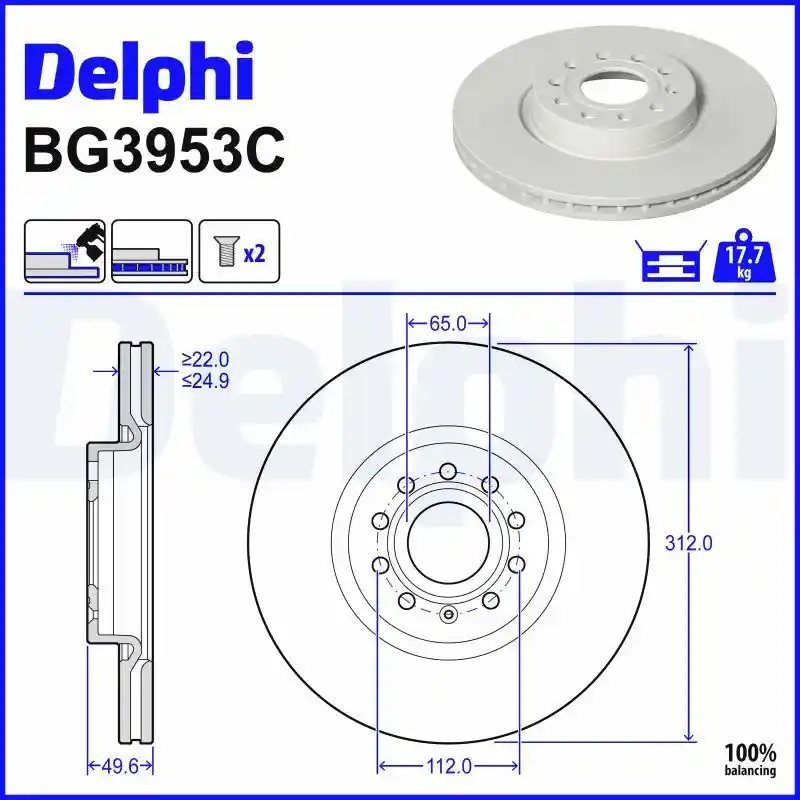 DELPHI BG3953C