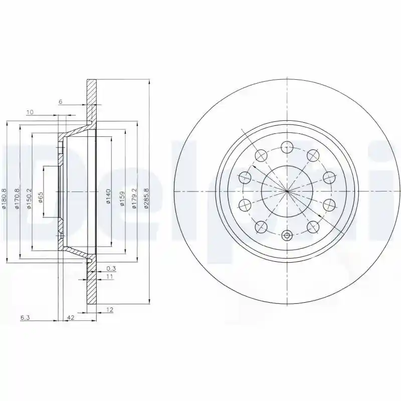 DELPHI BG3954