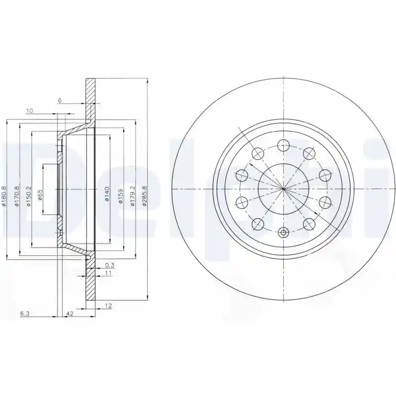 DELPHI BG3954C