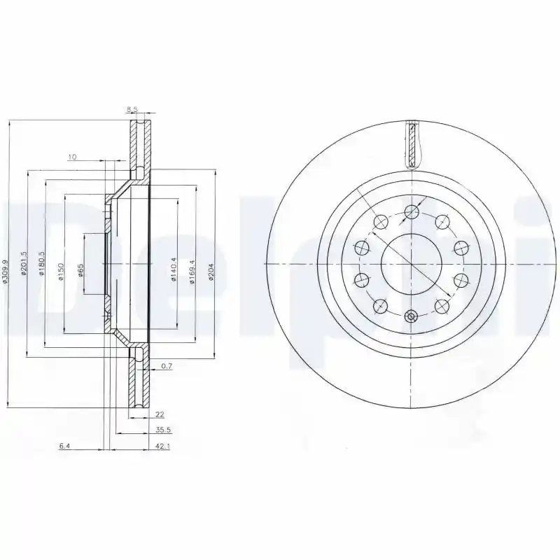 DELPHI BG3975