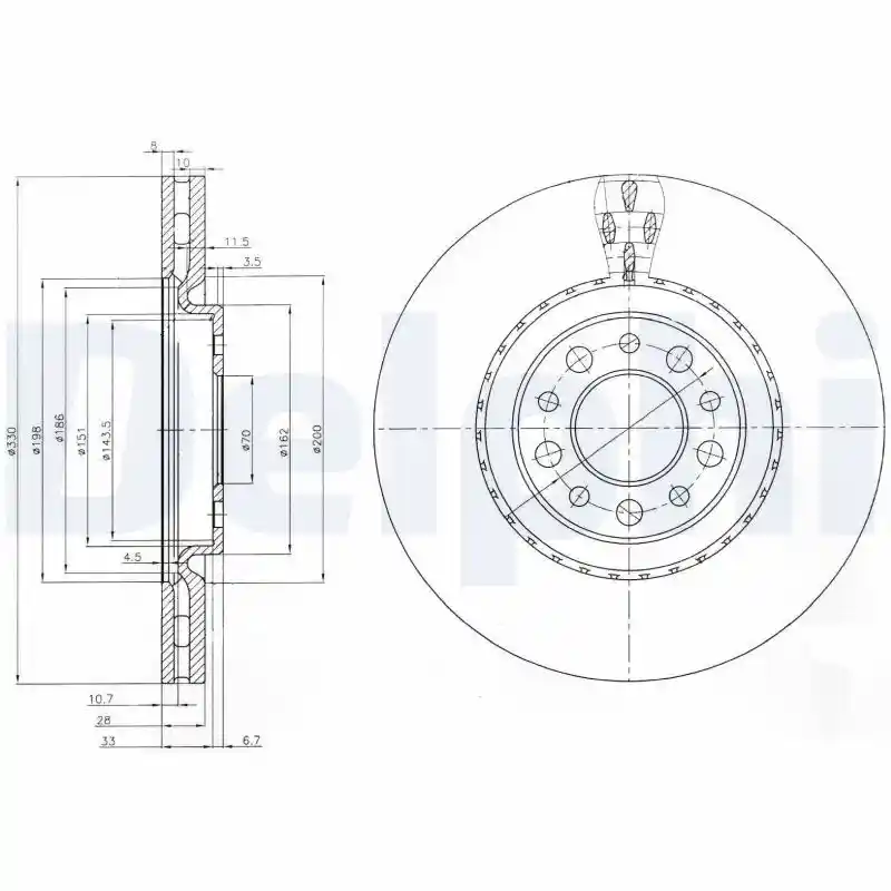 DELPHI BG3993