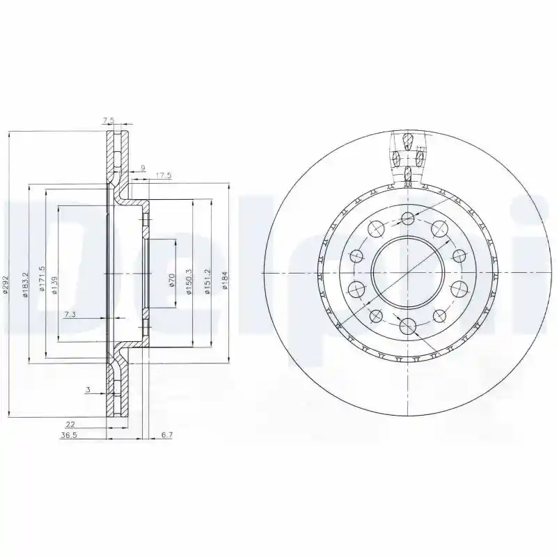 DELPHI BG3995