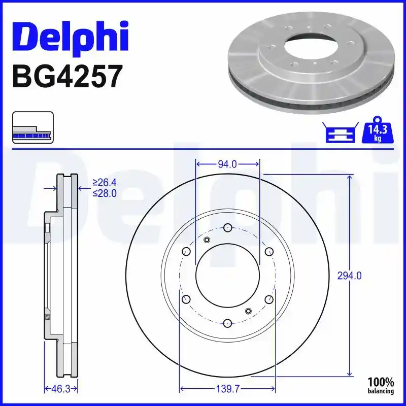 DELPHI BG4257