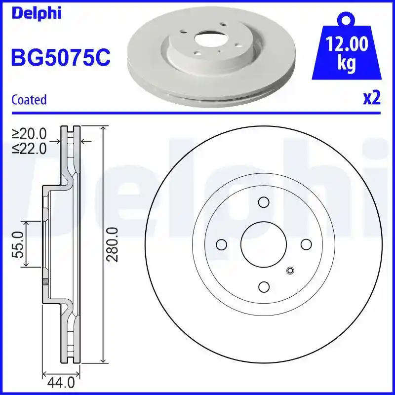 DELPHI BG5075C